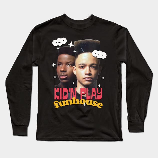 Kid 'n Play /// 90s Retro Aesthetic Long Sleeve T-Shirt by DankFutura